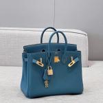 Hermes Birkin Bag togo Leather Royal Blue