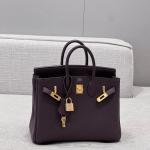 Hermes Birkin Bag togo Leather Chocolate