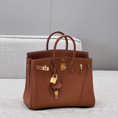 Hermes Birkin Bag togo Leather Gold Brown