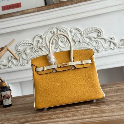 Hermes Birkin Bag togo Leather Mustard Yellow