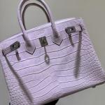 Hermes Birkin Nile Crocodile Leather Lavender