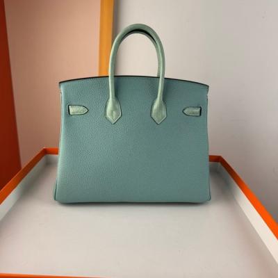 Hermes Birkin Bag togo Leather Nile Crocodile Mint Green