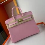 Hermes Birkin Bag togo Leather Nile Crocodile Pink