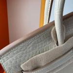 Hermes Birkin Bag togo Leather Nile Crocodile Off-White Cream