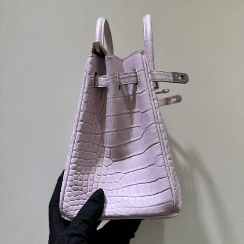 Hermes Birkin Nile Crocodile Leather Lavender
