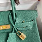 Hermes Birkin Togo Leather Bag Green