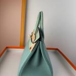 Hermes Birkin Bag togo Leather Nile Crocodile Mint Green