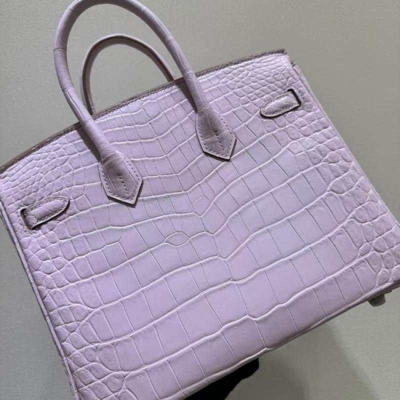 Hermes Birkin Nile Crocodile Leather Lavender