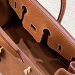 Hermes Birkin Bag togo Leather Gold Brown