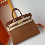 Hermes Birkin Bag togo Leather Nile Crocodile Warm Caramel Brown