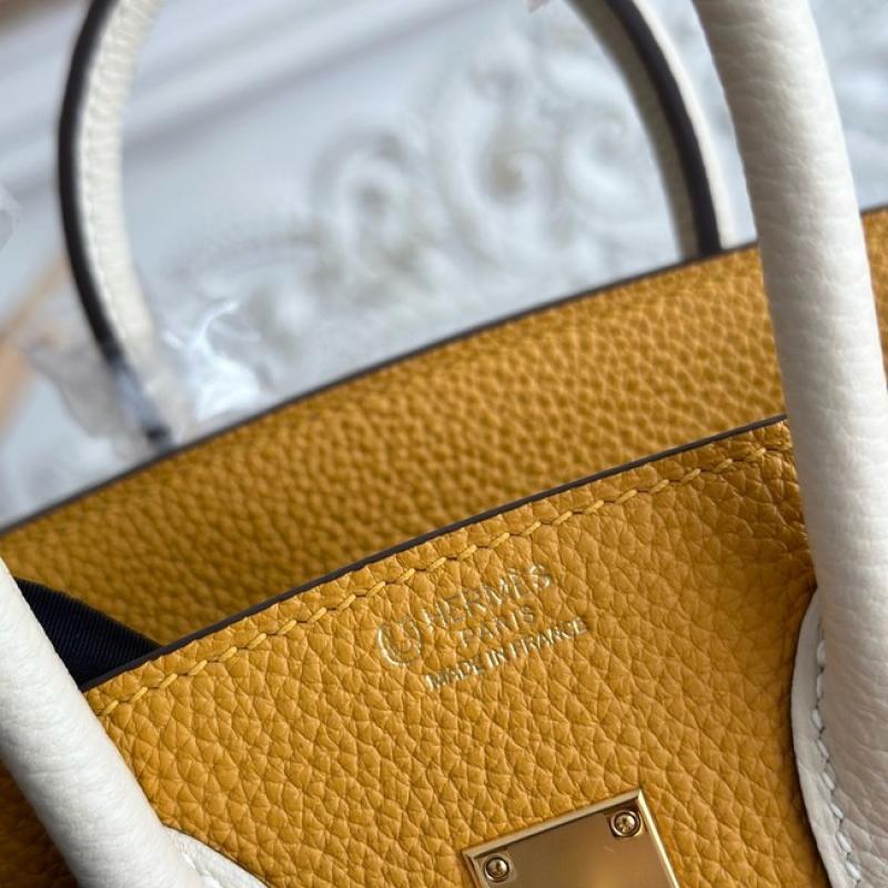 Hermes Birkin Bag togo Leather Mustard Yellow