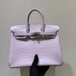 Hermes Birkin Nile Crocodile Leather Lavender