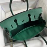 Hermes Birkin Togo Leather Bag Green